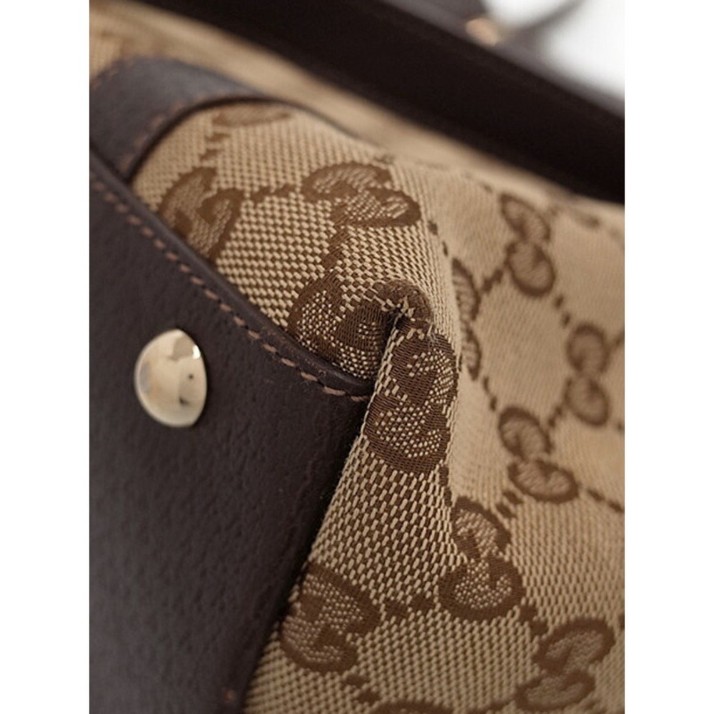 Gucci GG Canvas Abbey Tote bag Brown - Picture 4 of 9